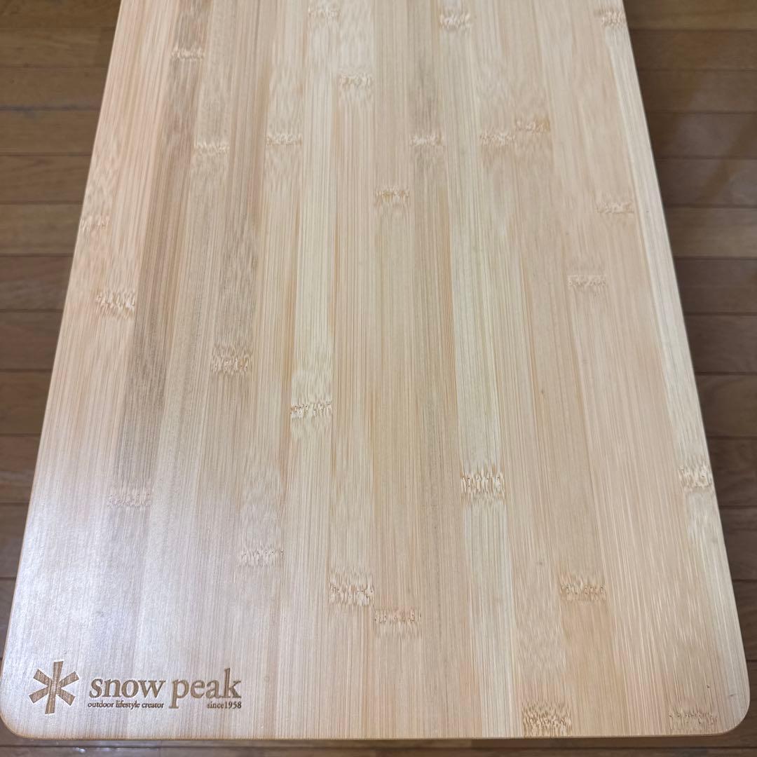 スノーピーク☆ワンアクションテーブルロング竹☆フォールディングシェルフロング竹