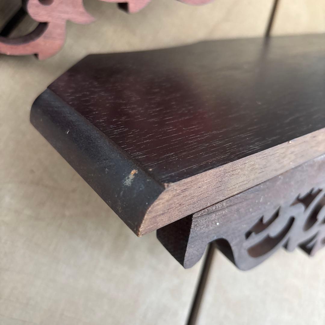 アンティーク　棚　ウォールシェルフ　木製　ラック　インテリア　ヴィンテージ