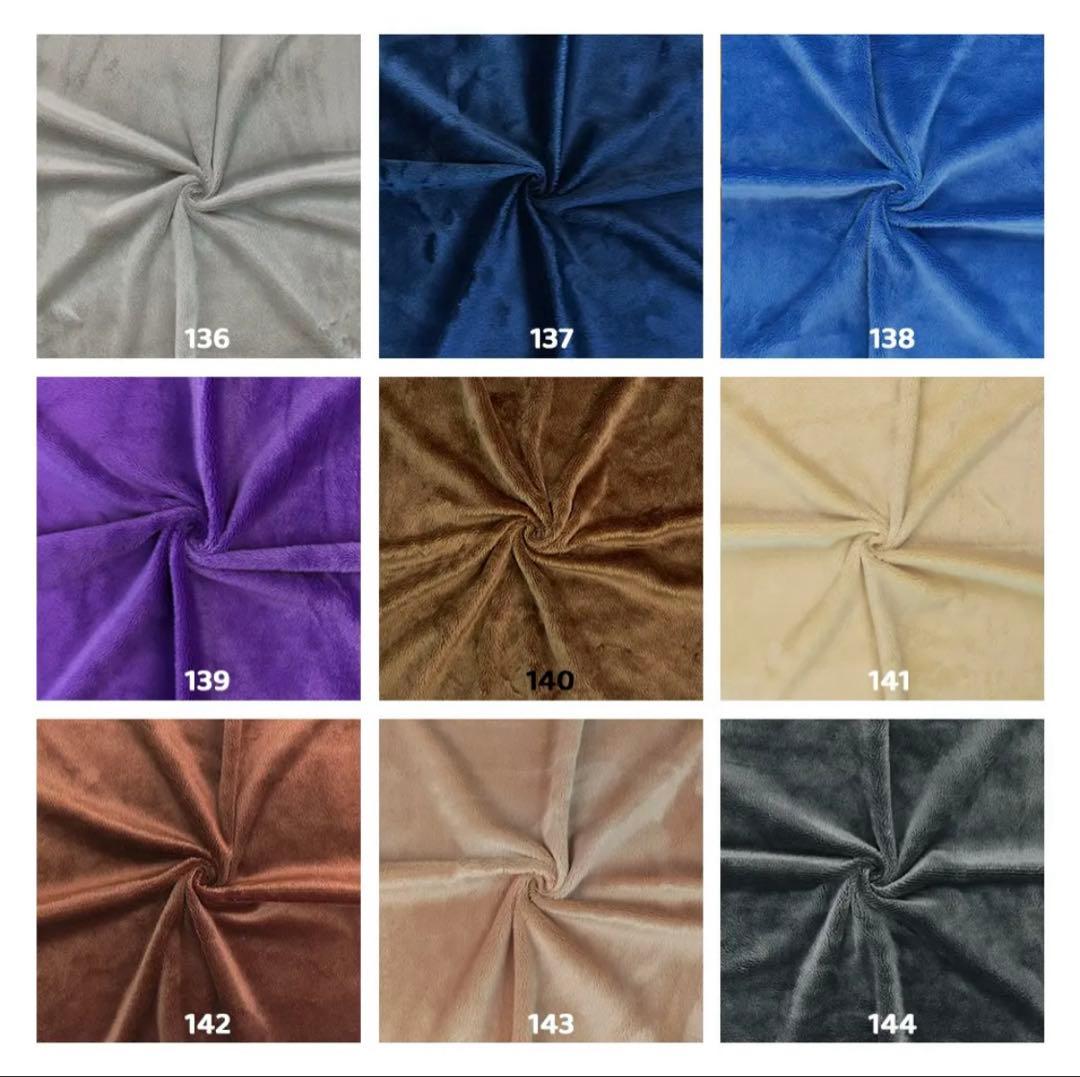 推しぬい 髪生地 サンプル一覧 ①