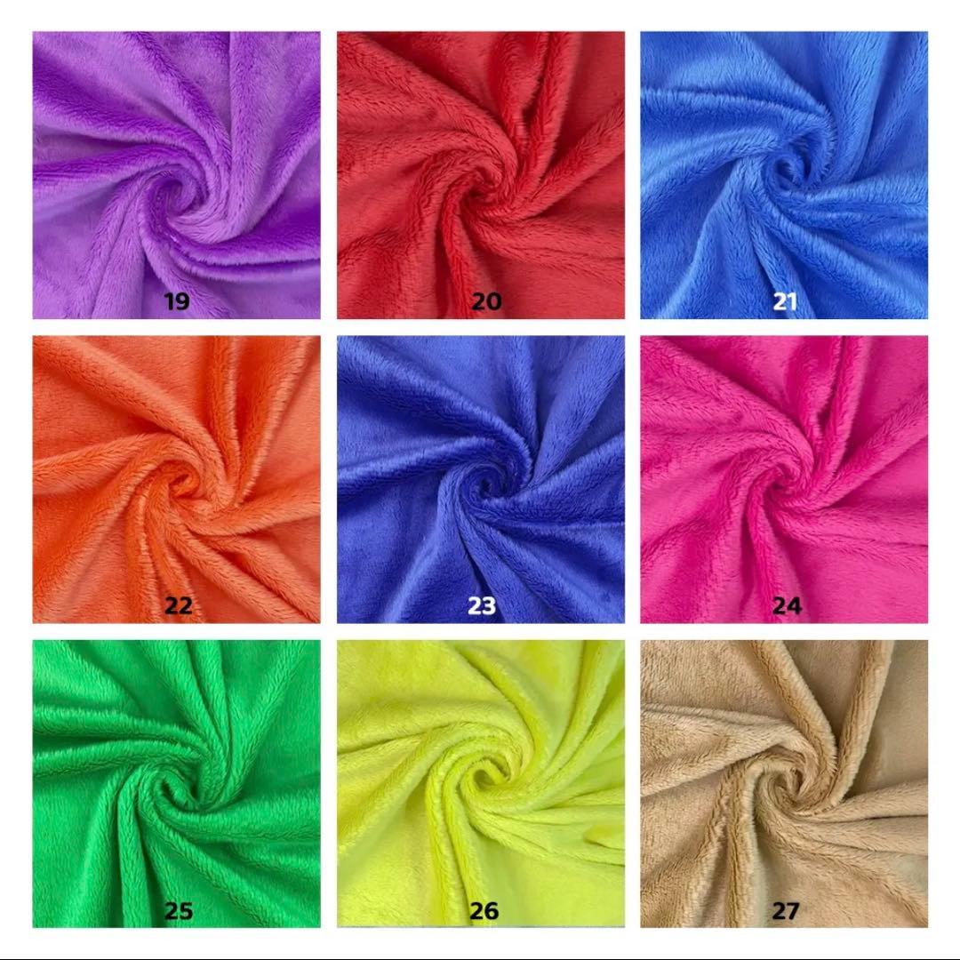 推しぬい 髪生地 サンプル一覧 ①