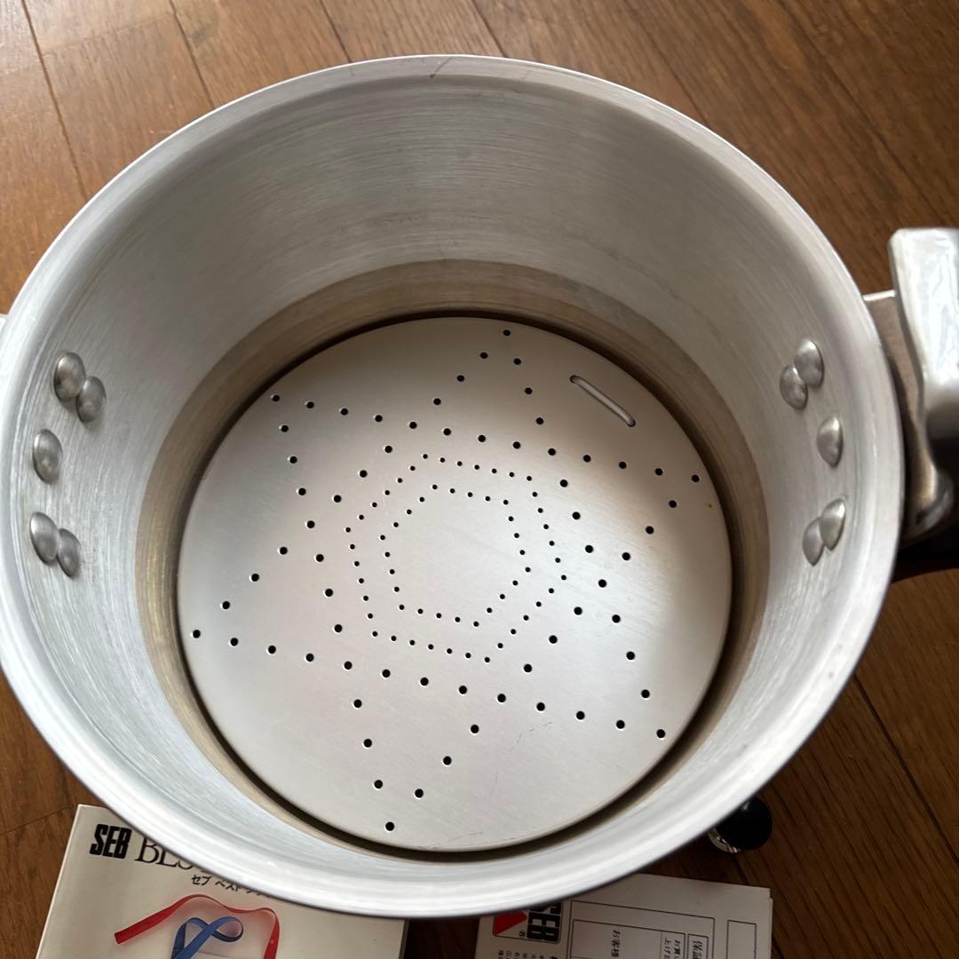 セブ 圧力鍋 SEB 6リットル アルミ 昭和レトロ ビンテージ 当時物