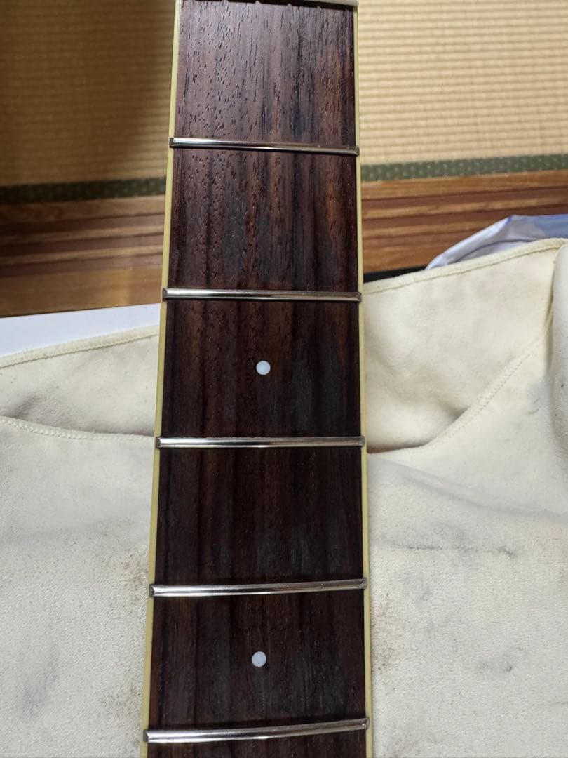 調整済み超低弦高の牛骨サドルヤマハll6ARE‼️エレアコ仕様‼️