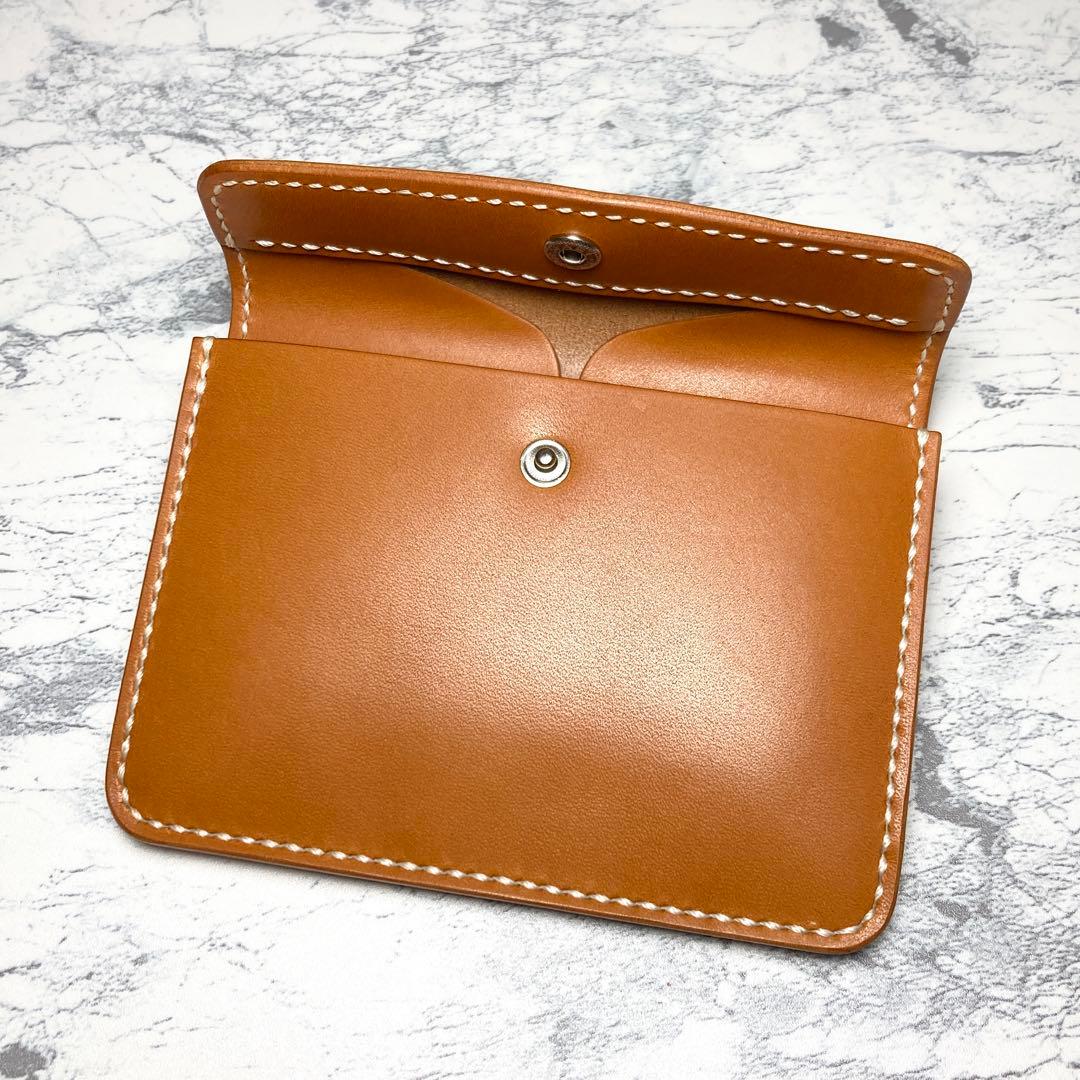 栃木レザー コンパクト財布 本革 ミドルウォレット メンズ レディース キャメル