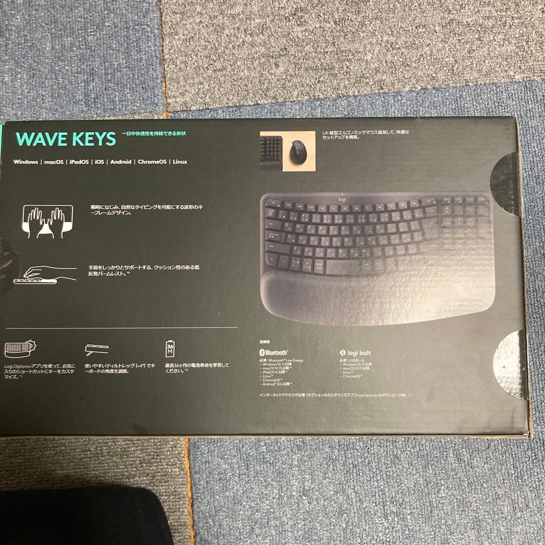 m logicool WAVE KEYS Bluetoothキーボード