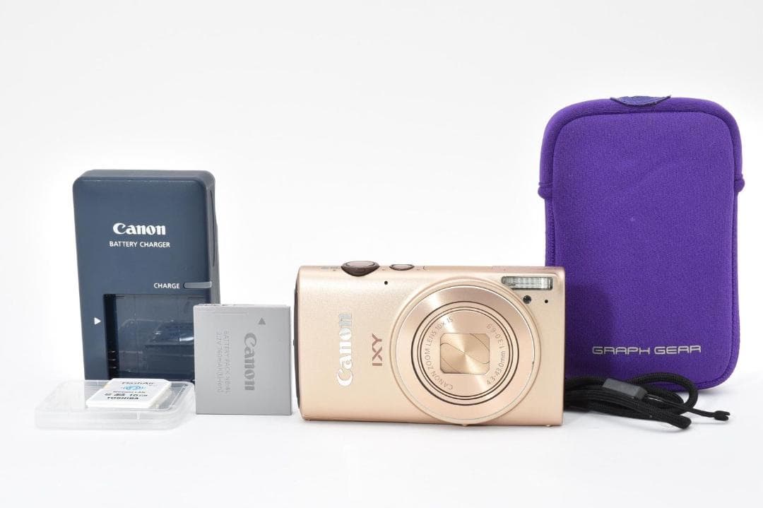 【新品級】キヤノン Canon IXY 620F ゴールド PC2013