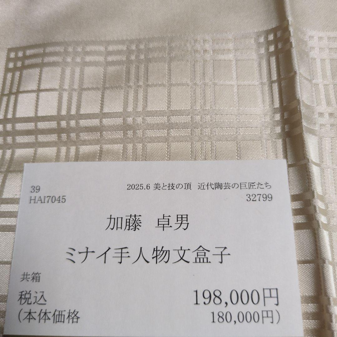 加藤卓男先生（藍綬褒章受賞記念の贈答作品）