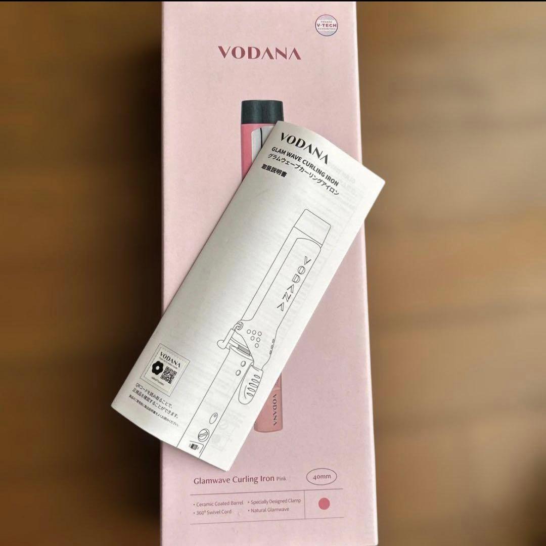 VODANA グラムウェーブカーリングアイロン　40mm ピンク