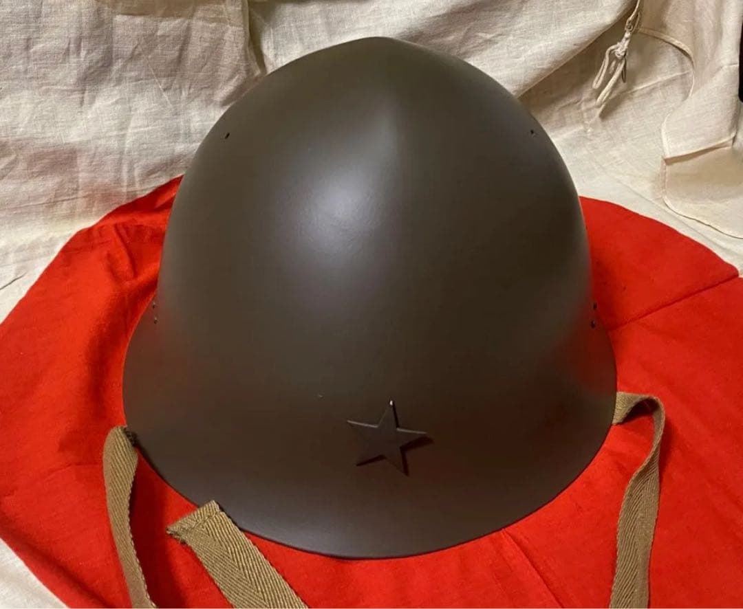 海軍九十式鉄帽覆と陸軍90式鉄兜のセット(複製品）★海軍のカバーと陸軍の鉄兜