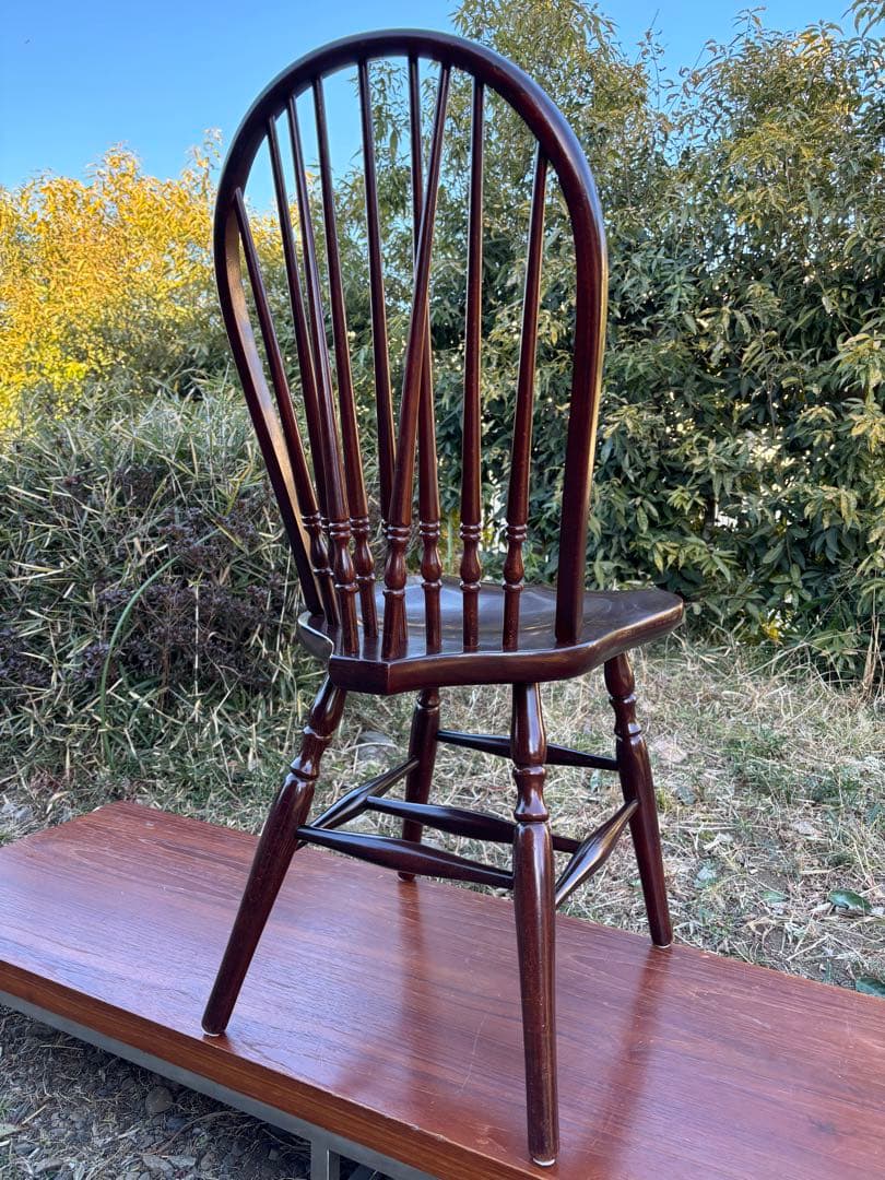 秋田木工　ヴィンテージウィンザーチェア　スピンドルチェア