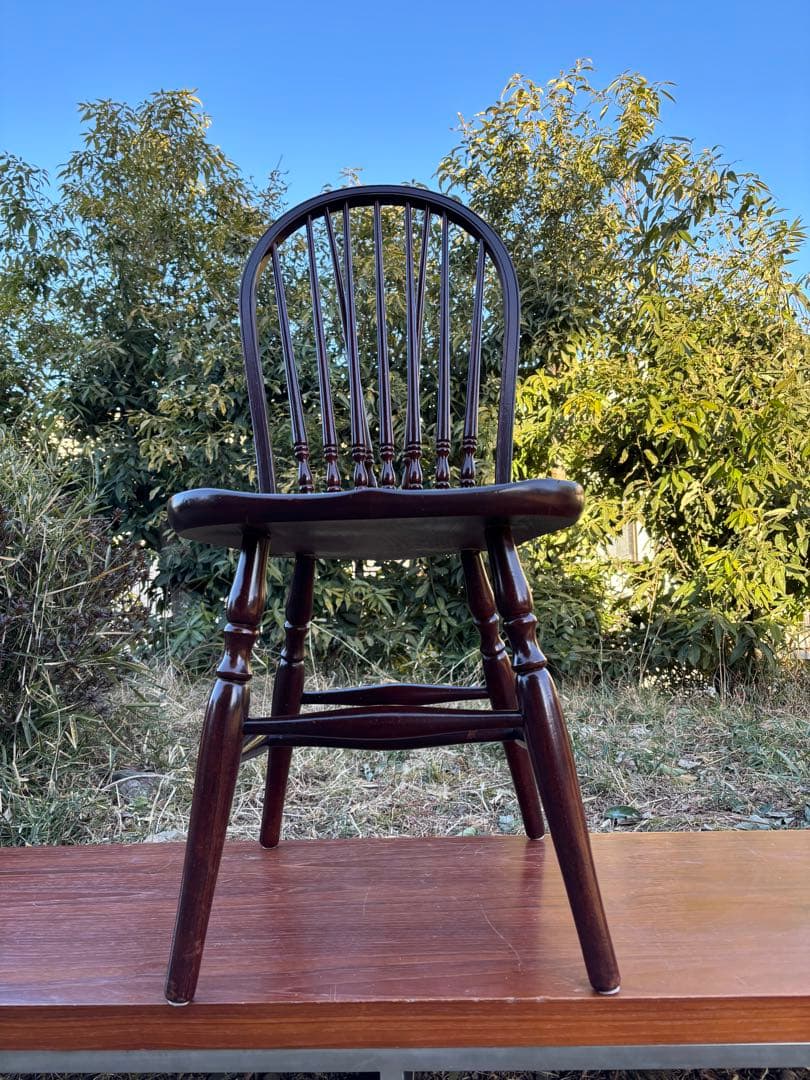 秋田木工　ヴィンテージウィンザーチェア　スピンドルチェア