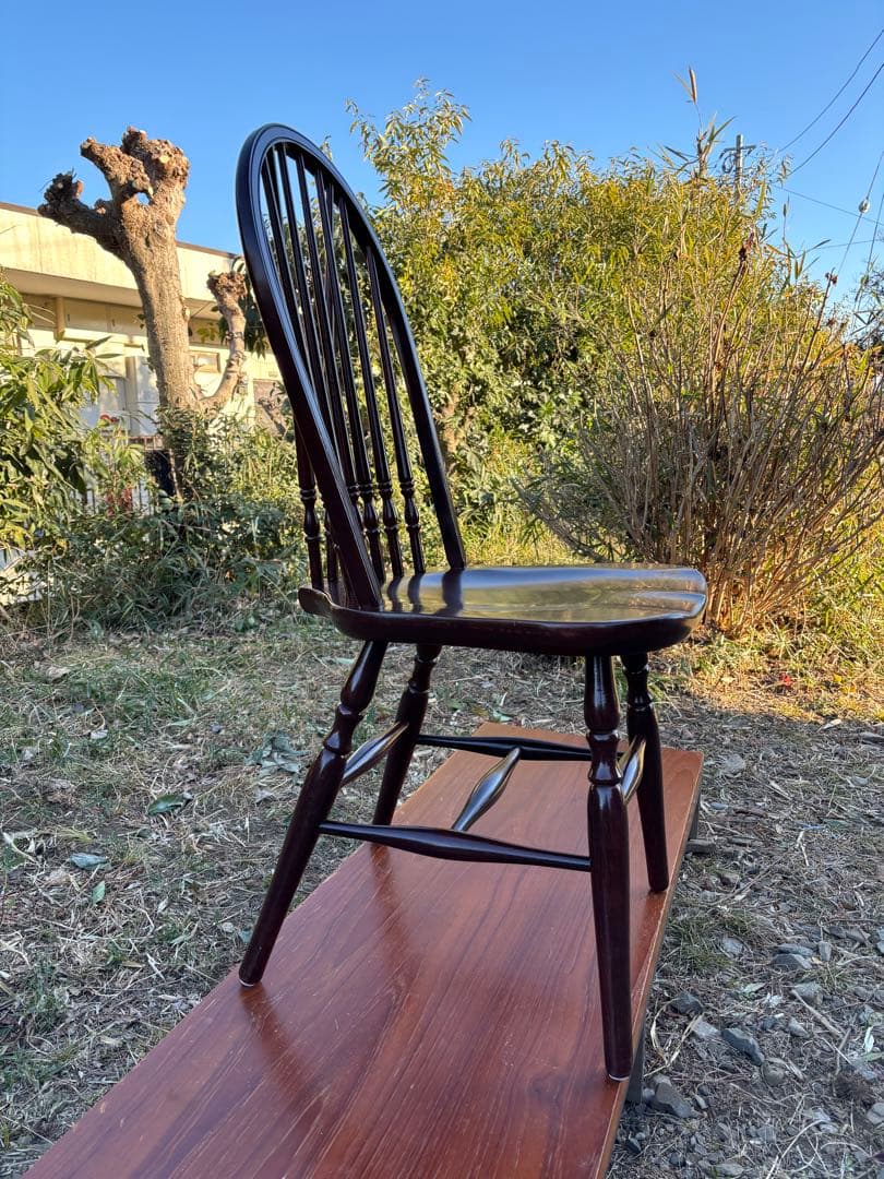 秋田木工　ヴィンテージウィンザーチェア　スピンドルチェア