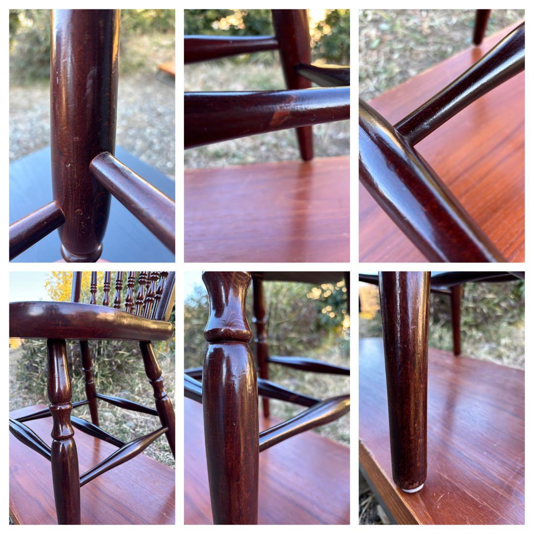秋田木工　ヴィンテージウィンザーチェア　スピンドルチェア