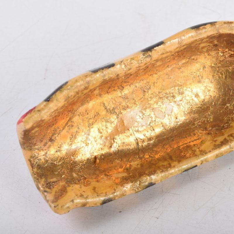 茶道具　京焼　清水六兵衛造　色絵　虎香合　干支　共箱　V　8807