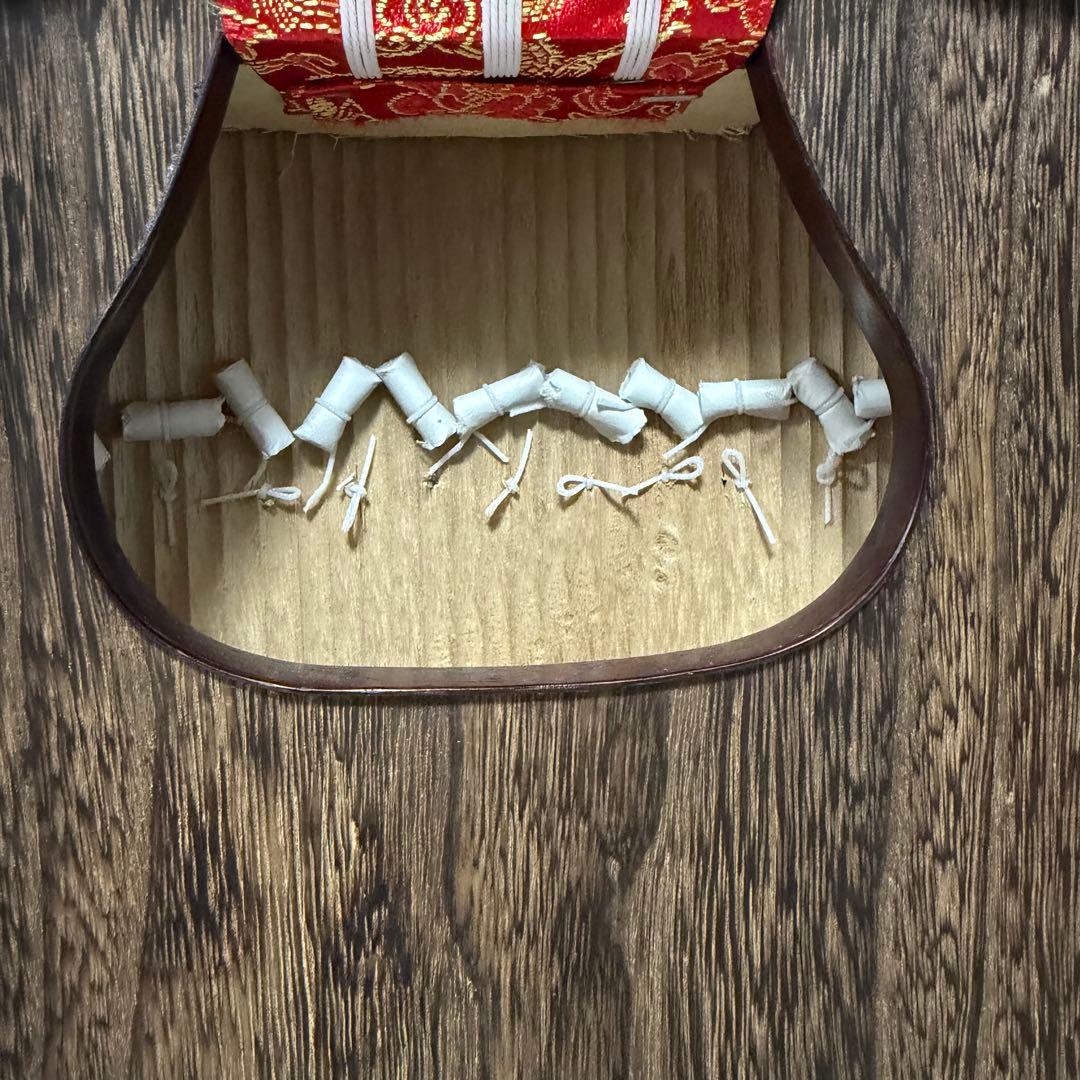 ②美品　ゼンオン 文化箏 上級 13弦 専用スタンド（立奏台）　短琴　柏葉