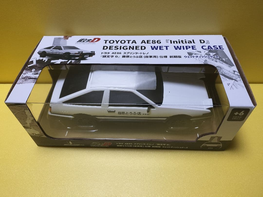 AE86 Initial D DESIGNED WET WIPE CASE ＋α
