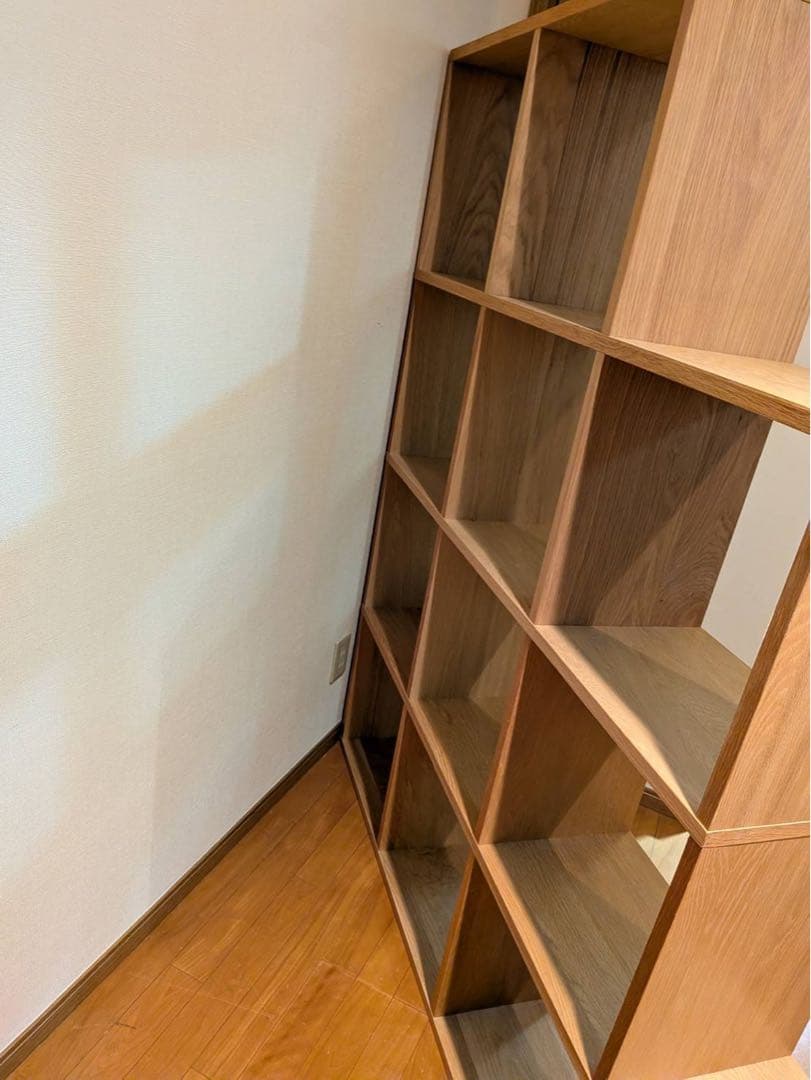 ■送料込■無印 スタッキングシェルフ オーク木製棚 カラーボックス 収納