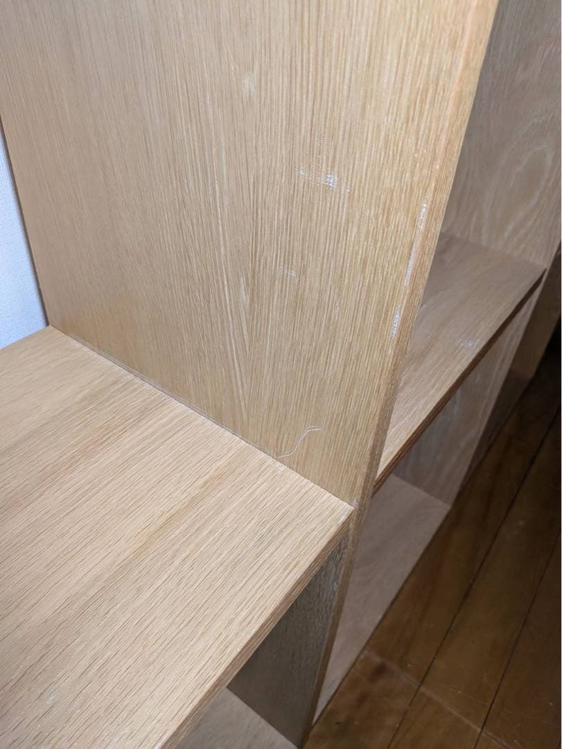 ■送料込■無印 スタッキングシェルフ オーク木製棚 カラーボックス 収納