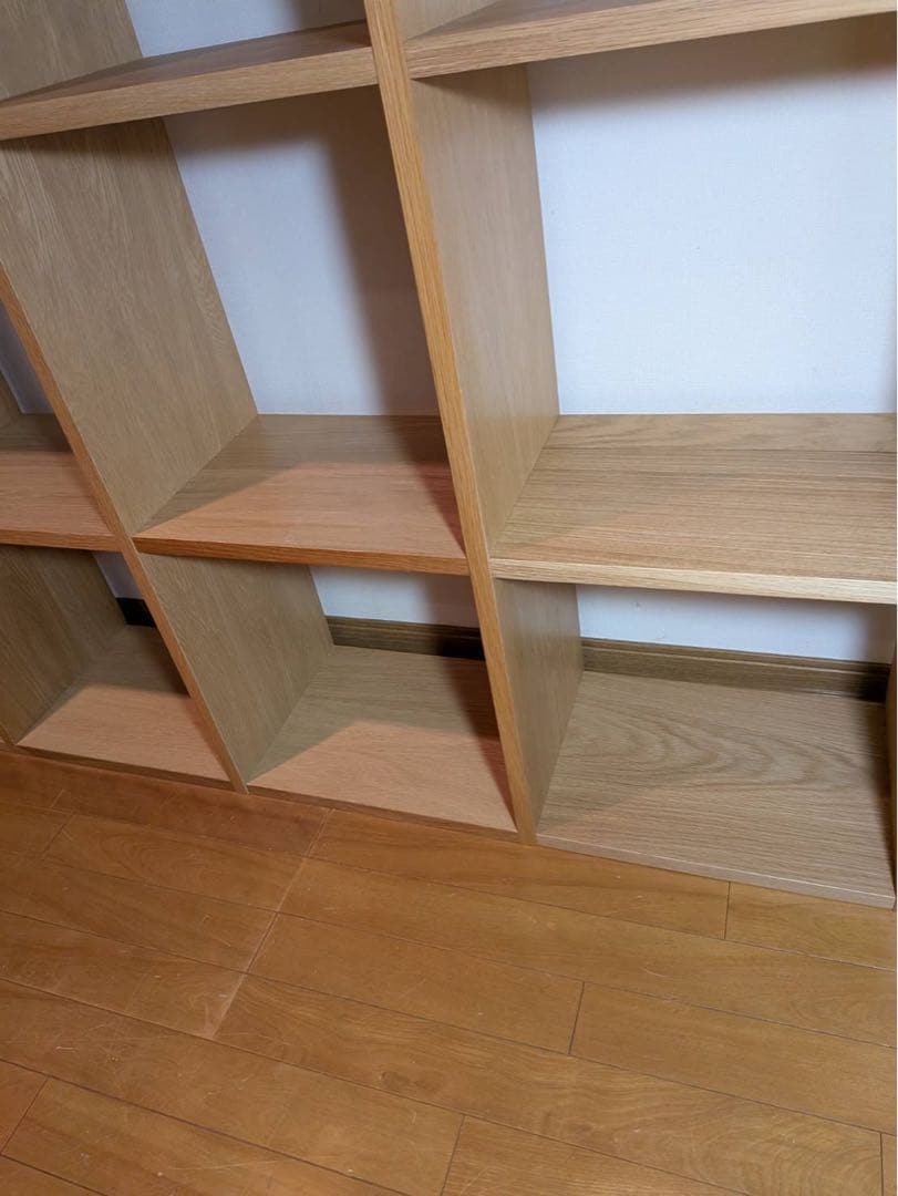 ■送料込■無印 スタッキングシェルフ オーク木製棚 カラーボックス 収納