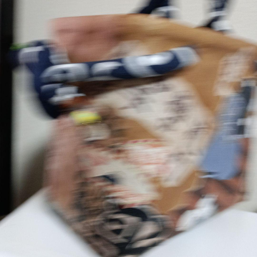 一閑張り　浮世絵　茶　猫　和風イラストのかごバッグ