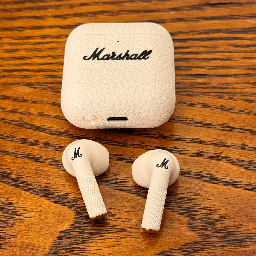 Marshall MINOR IV ワイヤレスイヤホン（クリーム）
