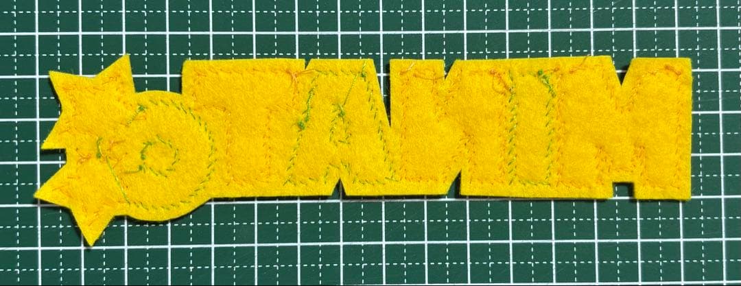 【あやページ】ハンドメイド　フェルト　ワッペン　ネームタグ　名札