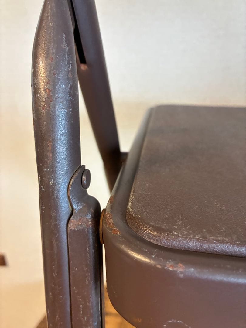 ヴィンテージ　YAMAHA 折り畳み　パイプ椅子　チェア　イス　レトロ　ヤマハ