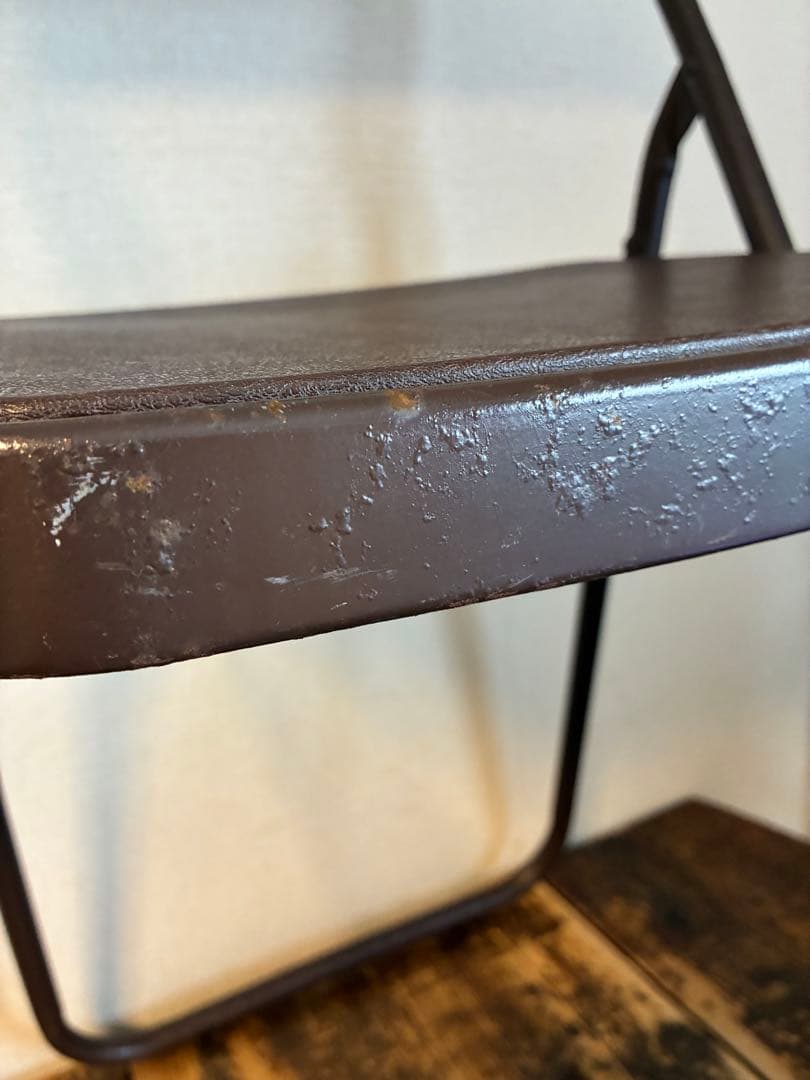 ヴィンテージ　YAMAHA 折り畳み　パイプ椅子　チェア　イス　レトロ　ヤマハ