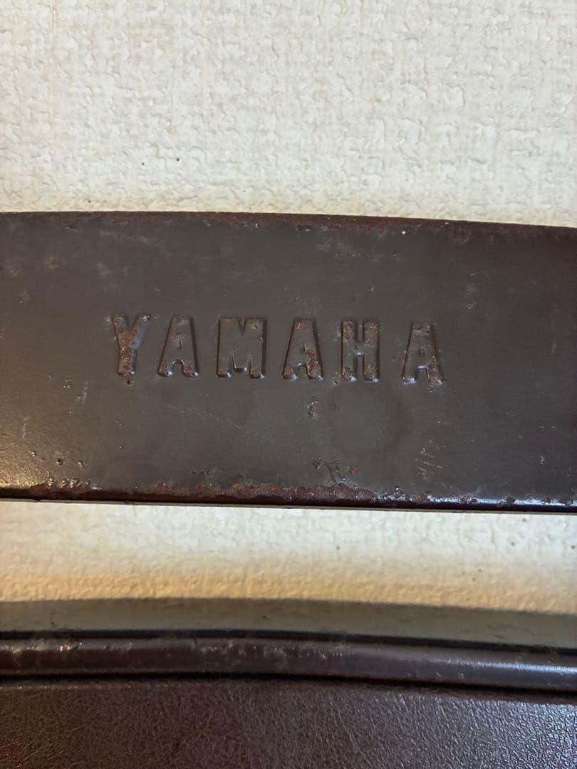ヴィンテージ　YAMAHA 折り畳み　パイプ椅子　チェア　イス　レトロ　ヤマハ