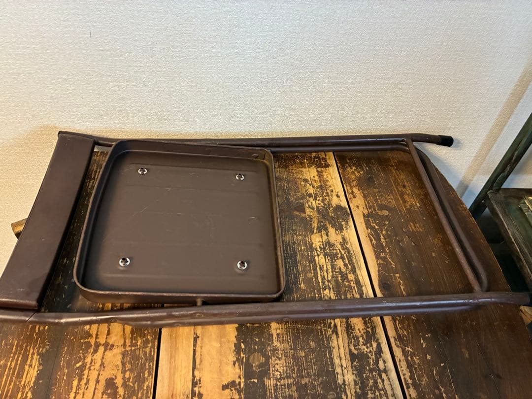 ヴィンテージ　YAMAHA 折り畳み　パイプ椅子　チェア　イス　レトロ　ヤマハ