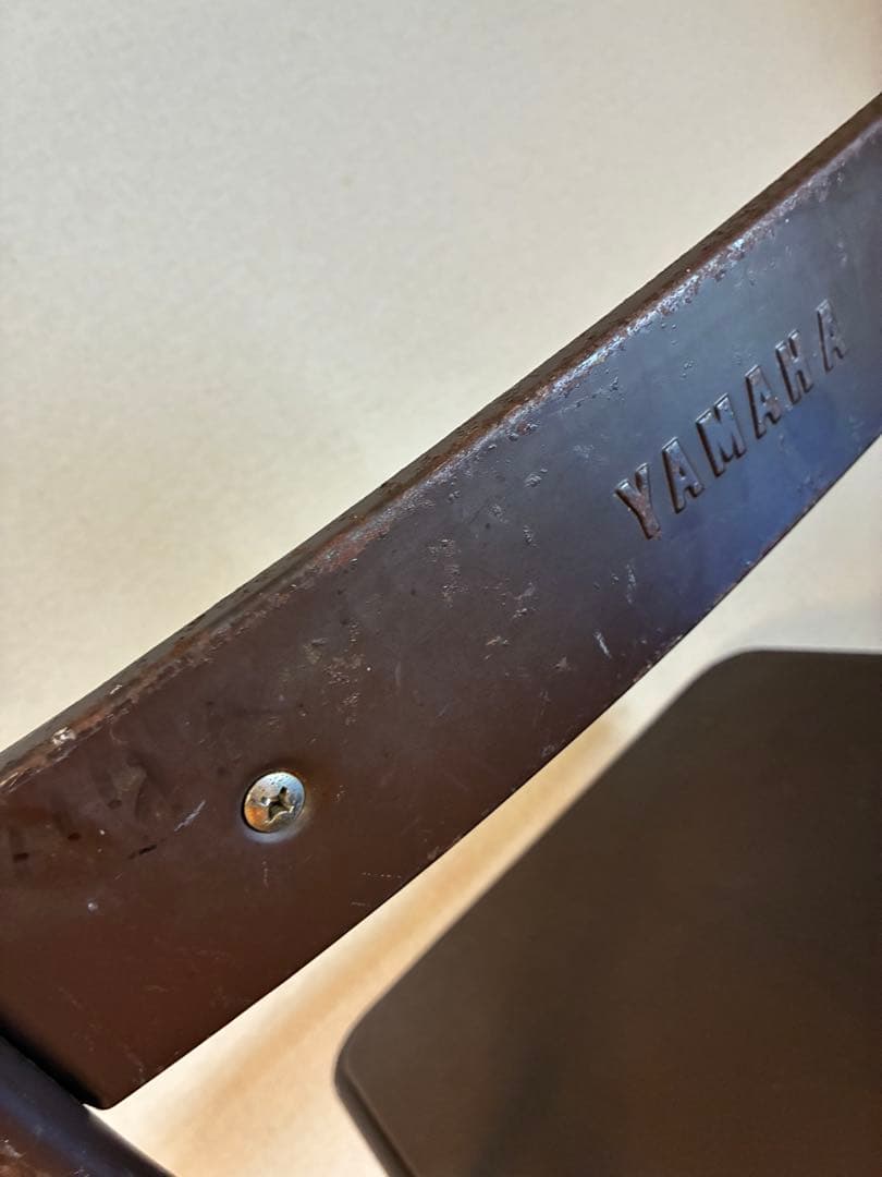 ヴィンテージ　YAMAHA 折り畳み　パイプ椅子　チェア　イス　レトロ　ヤマハ