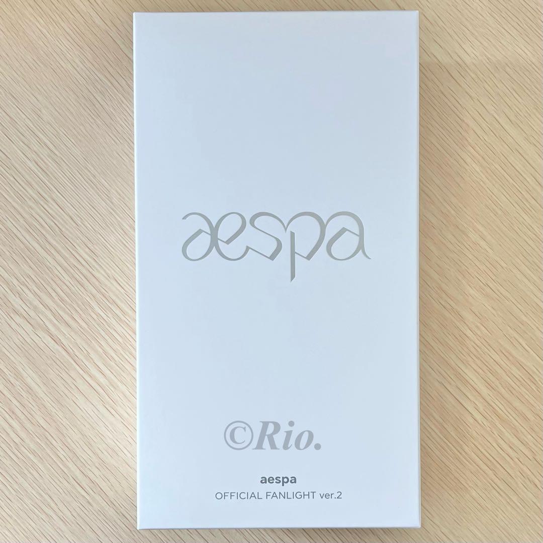 トレカ4枚付き aespa ペンライト 公式 VER2 新品 最新 ver.2