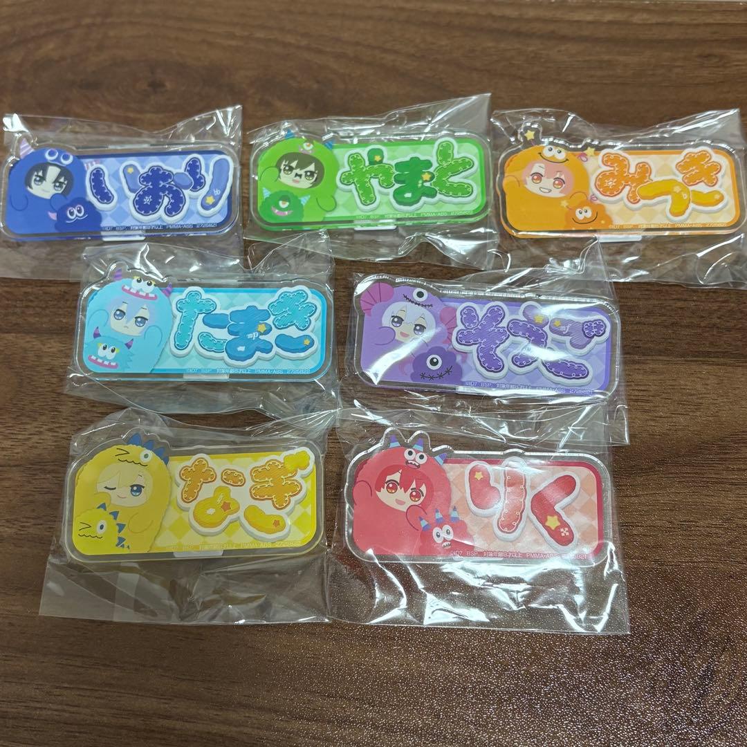 アイドリッシュセブン おなまえアクリルバッジ