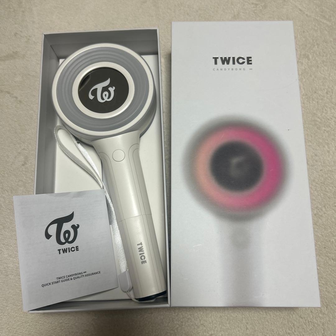 TWICE ペンライト ホワイト ピンク