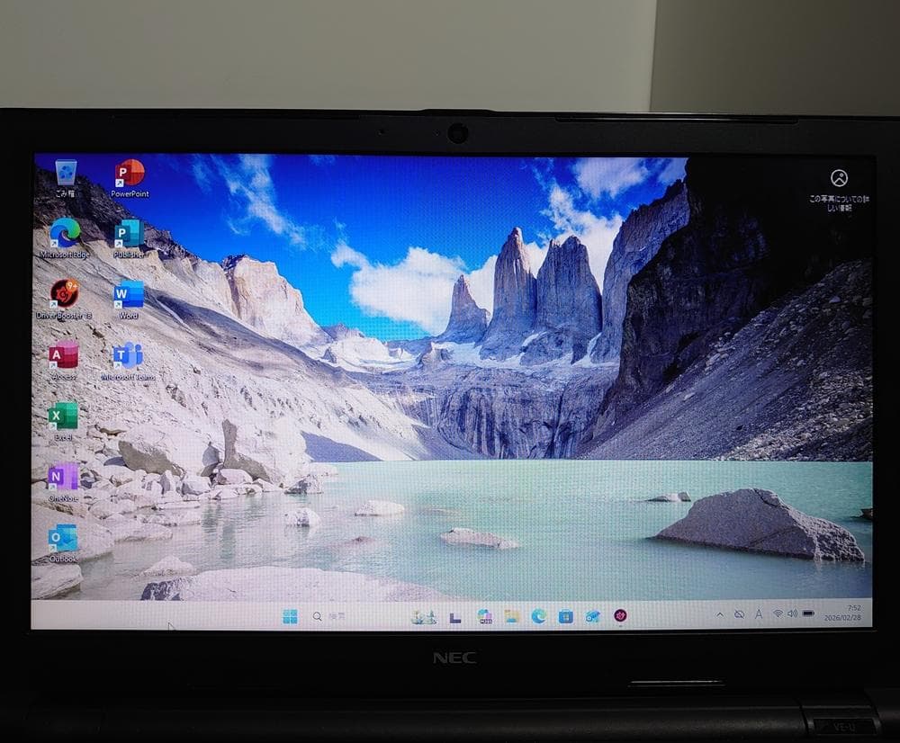 ★美品★ NEC VK16EEBGU SSD Windows11 Office