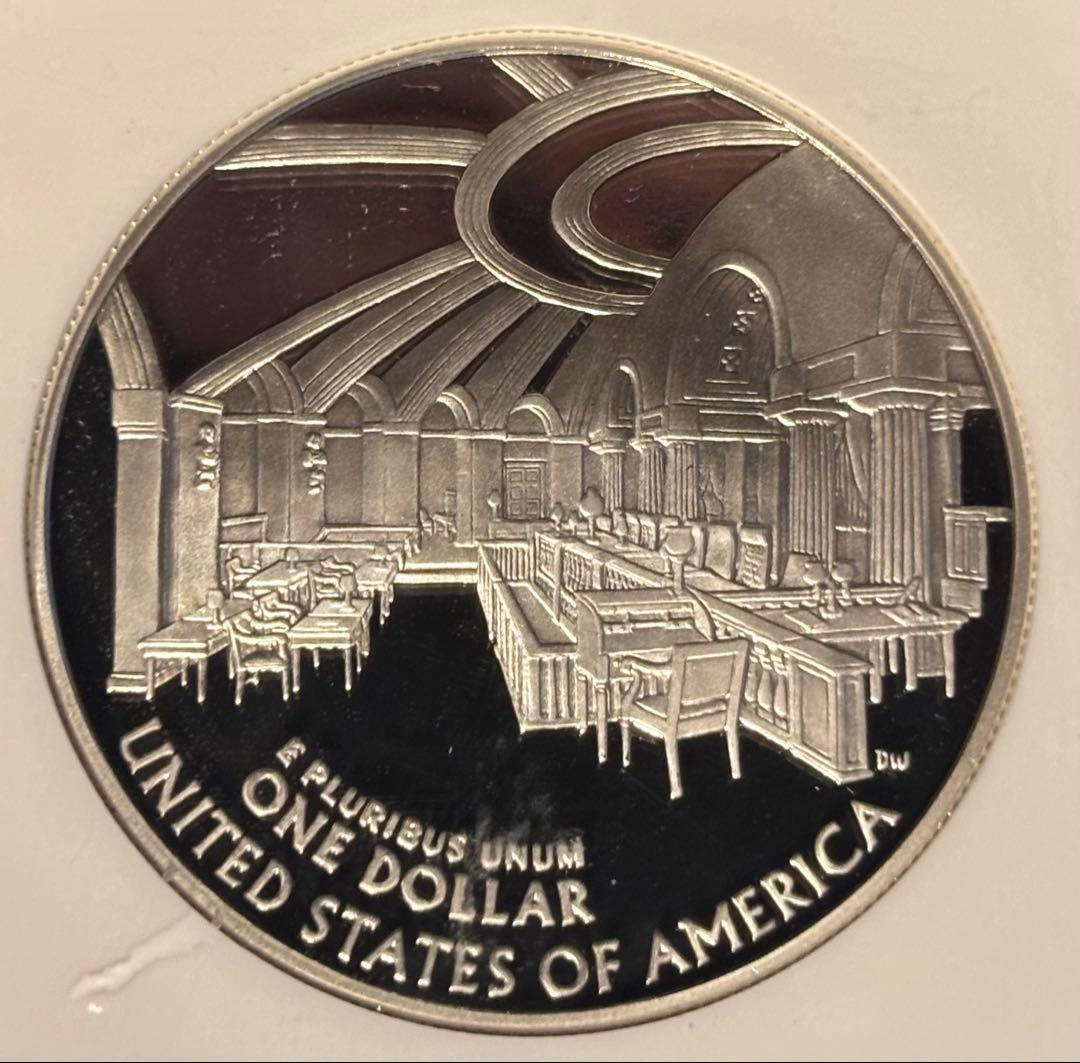 【最高鑑定】2005年 P アメリカ ジョン・マーシャル生誕250周年 記念銀貨