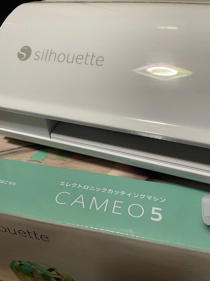シルエット CAMEO5 ホワイトと静電マット ホワイトのセット