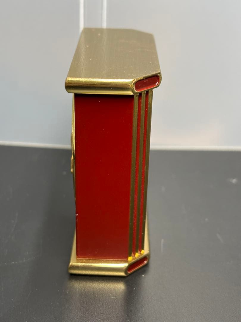 ヴィンテージ Swiza スウィザ 置時計 ゴールド スイス製 アンティーク