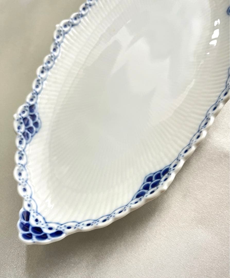 【未使用】デンマーク製★ロイヤルコペンハーゲン　プリンセス　ピックルディッシュ