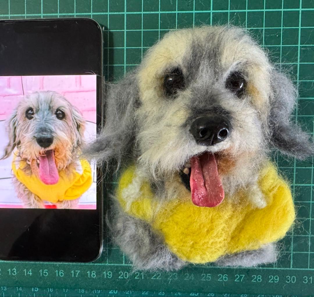 わんこ限定　うちの子プレート　オーダー受付　羊毛フェルト