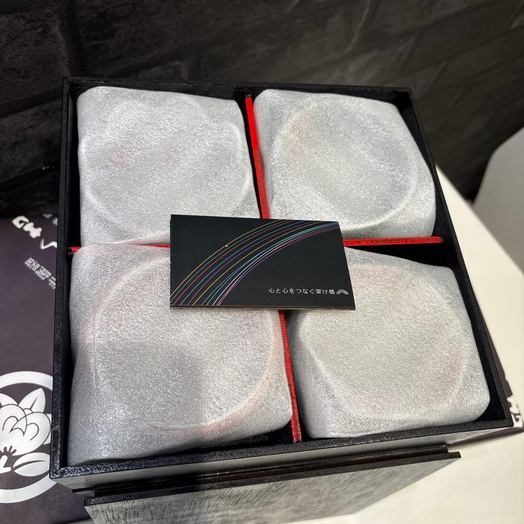 【新品木箱入】たち吉　小鉢28個　彩絵変り　八客末広小付揃　清秀