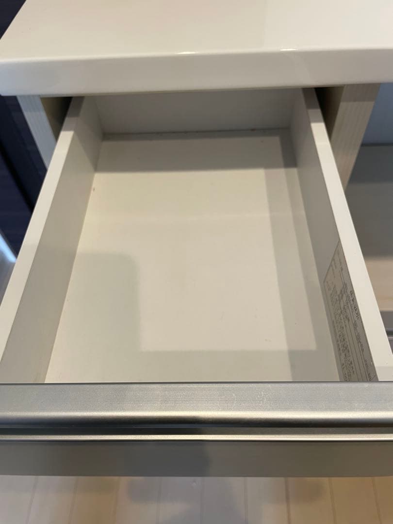 NITORI家電たっぷり収納レンジ台 (幅90cm、ホワイト)