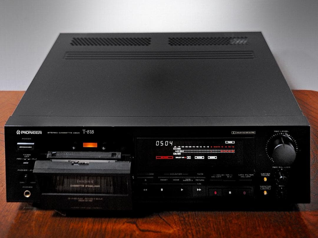 ★上級機・PIONEER T-818 CASSETTE TAPE DECK ♪