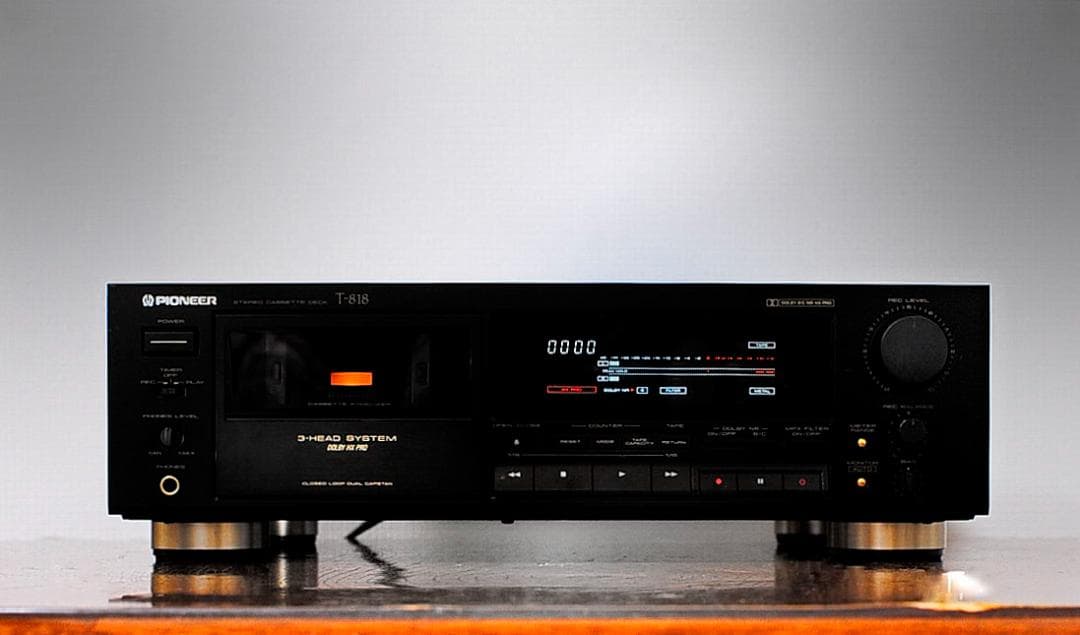 ★上級機・PIONEER T-818 CASSETTE TAPE DECK ♪