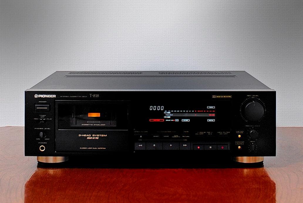 ★上級機・PIONEER T-818 CASSETTE TAPE DECK ♪