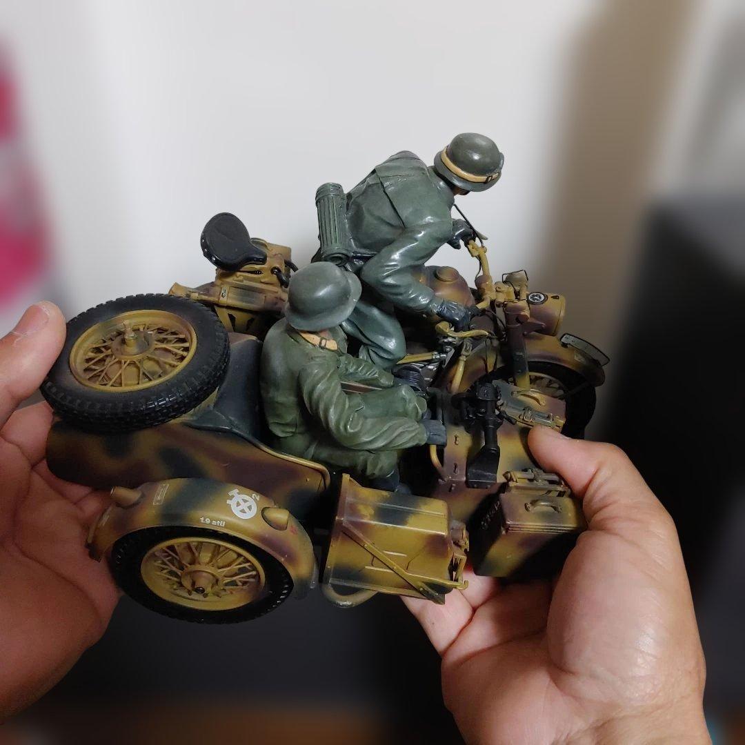 ツェンダップKS750 シュコー X タミヤ　1／10 フィギュア