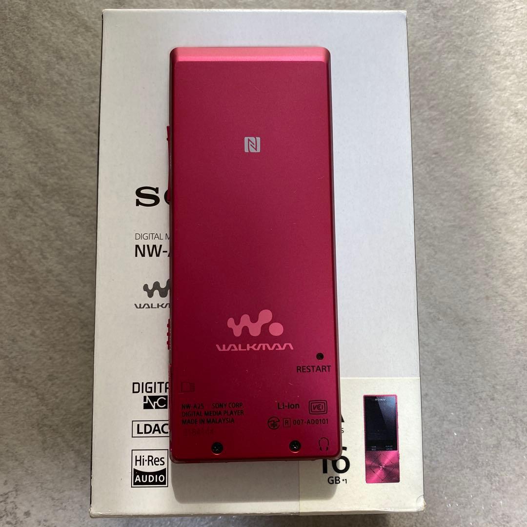 SONY NW-A25 ウォークマン　ピンク　箱あり