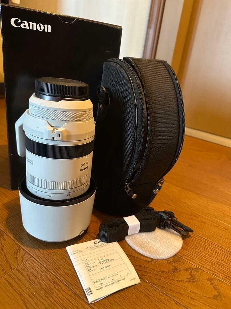 使用一度のみCanon RF 100-500mm F4.5-7.1 レンズ