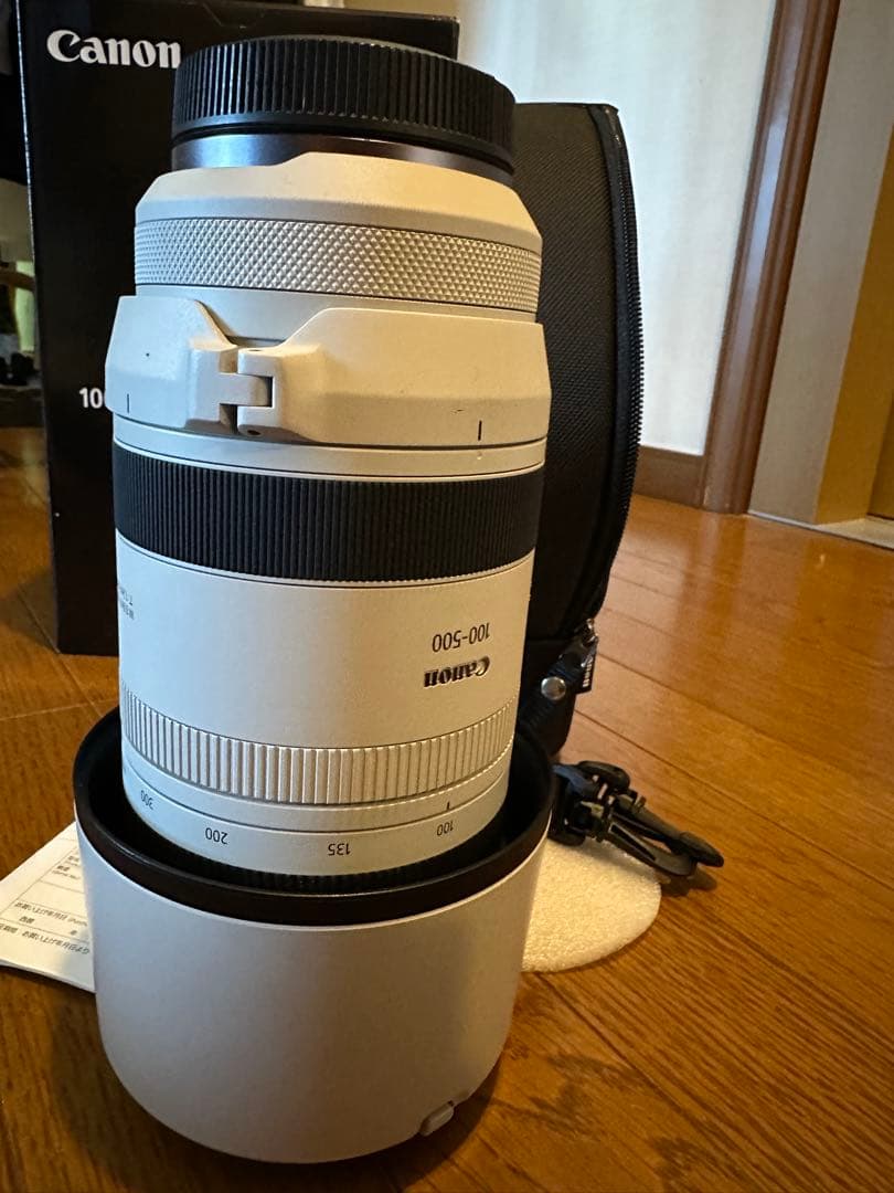 使用一度のみCanon RF 100-500mm F4.5-7.1 レンズ