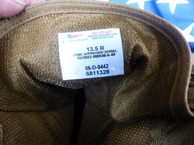 米軍　USMC コヨーテコンバットブーツ　ホットウェザー　13.5R 　360