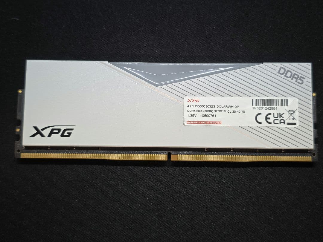 南*ん様 【ジャンク】ADATA DDR5-6000 32GB 1枚